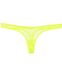 Maison Close - Tanga Flashback Néon con encaje floral - Lyst