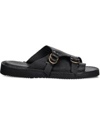Fracap - Buckle-Detail Leather Sandals - Lyst