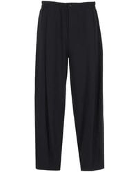 Giorgio Armani - Virgin-Wool Pleated Trousers - Lyst