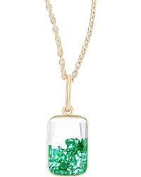 Moritz Glik - 18K Emerald And Sapphire Necklace - Lyst