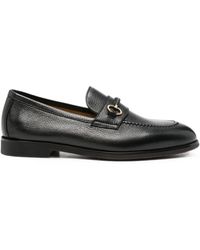 Henderson - Horsebit Grained-Leather Loafers - Lyst