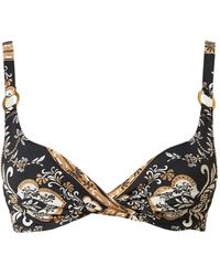 Twinset - Haut De Bikini Imprimé À Armatures - Lyst