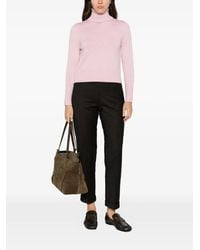 Alpha Studio - Roll-Neck Knitted Sweater - Lyst