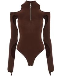ANDREADAMO - Cut-Out Bodysuit - Lyst