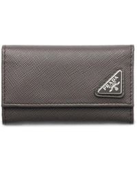Prada - Textured Key Case - Lyst