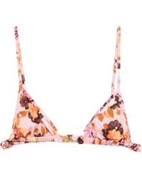 Chloé - Top Bikini A Fiori - Lyst