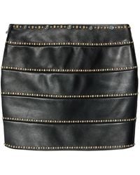 Versace - Mini-Rok Verfraaid Met Studs - Lyst