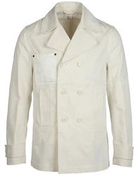 Valentino Garavani - Buttoned Double-Breasted Coat - Lyst