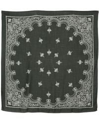 Destin - Paisley-Print Wool Scarf - Lyst