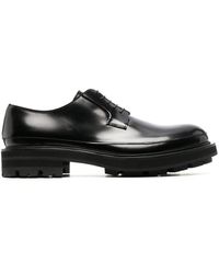Alexander McQueen - Chaussures en cuir à semelle épaisse 50 mm - Lyst