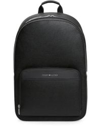 Tommy Hilfiger - Grained-Texture Logo-Plaque Backpack - Lyst