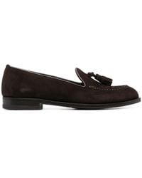 SCAROSSO - Sienna Tasselled Leather Loafers - Lyst