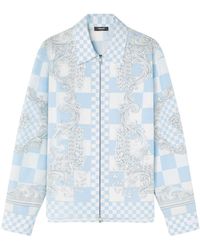Versace - Barocco-Print Shirt Jacket - Lyst