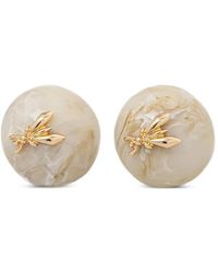 Patrizia Pepe - Fly-Detail Marbled Earrings - Lyst