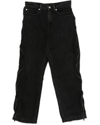 Alexander Wang - Ausgeblichene Jeans mit Reißverschluss - Lyst