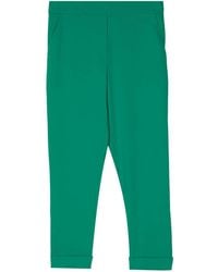 P.A.R.O.S.H. - Elasticated-waist Tapered Trousers - Lyst