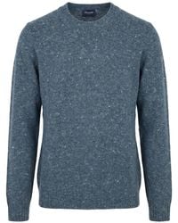 Drumohr - Flecked-Knit Wool Sweater - Lyst
