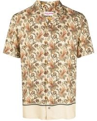 Orlebar Brown - Hibbert Paisley Short-sleeve Shirt - Lyst