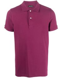 Tom Ford - Short-Sleeve Cotton Polo Shirt - Lyst