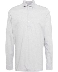 N.Peal Cashmere - Marseille Long-sleeve Polo Shirt - Lyst