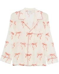 forte_forte - Bow-Pattern Shirt - Lyst