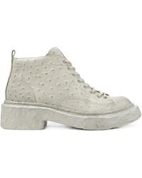 CAMPERLAB - Vámonos Ostrich-Effect Ankle Boots - Lyst