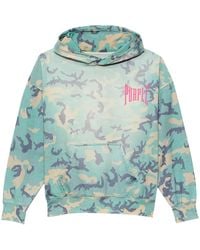 Purple Brand - Camouflage-Print Cotton Hoodie - Lyst