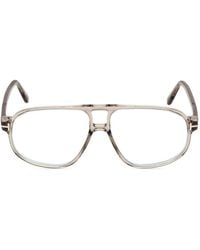 Tom Ford - Zonnebril Met Wenkbrauw Montuur - Lyst