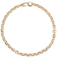 Lizzie Mandler - 18kt Yellow Gold Micro Chain Bracelet - Lyst