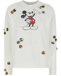 Coperni - X Disney Top A Maniche Lunghe Con Decorazione Mickey Mouse - Lyst