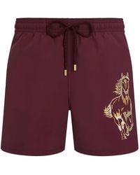 Vilebrequin - Short De Bain Year Of The Horse À Broderies - Lyst