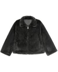 Arma - Jacke Aus Faux Fur Mit Reißverschluss - Lyst