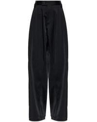 The Mannei - Pleated Wide-Leg Trousers - Lyst