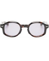 Jacques Marie Mage - Petrus Round-Frame Sunglasses - Lyst