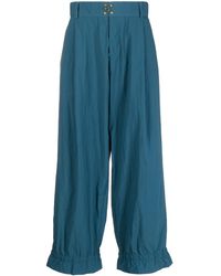 Kolor - Cropped Straight-leg Trousers - Lyst
