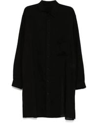 Yohji Yamamoto - Overhemd Met Vlakken En Split - Lyst