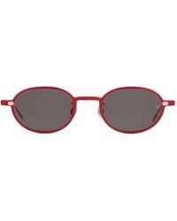 Eyevan 7285 - Lunettes De Soleil À Monture Ovale - Lyst