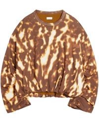 Dries Van Noten - ドレープ スウェットシャツ - Lyst