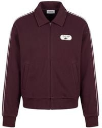 Lacoste - Tennis Heritage Zipped Badge Accent Sweatshirt - Lyst