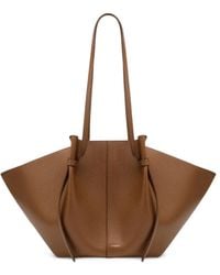 Yuzefi - Large Mochi Grained Leather Tote Bag - Lyst