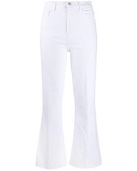 J Brand Julia Flared Jeans - White