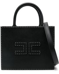 Elisabetta Franchi - Tasche klein mit Kontrastgenähten - Lyst