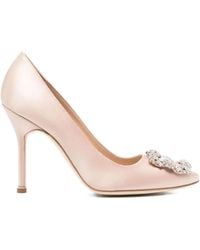 Manolo Blahnik - 105 Mm Hangisi Pumps - Lyst