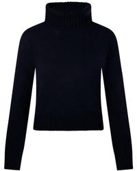 Be You - Roll-Neck Ribbed-Trim Sweater - Lyst