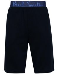 Paul Smith - Pantalones cortos de pijama con cinturilla con logo - Lyst