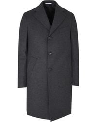 Pal Zileri - Manteau Droit À Simple Boutonnage - Lyst