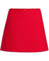 Patou - Tweed A-Line Mini Skirt - Lyst