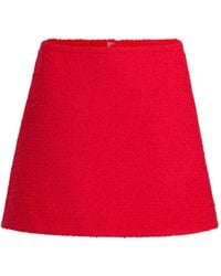 Patou - Minijupe Trapèze En Tweed - Lyst