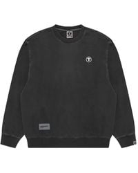 Aape By A Bathing Ape - Sudadera con cuello redondo y logo - Lyst