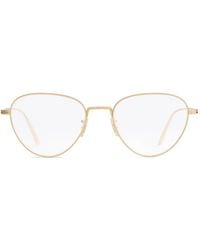 KHAITE - Oval-Frame Glasses - Lyst